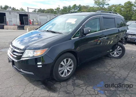 2016 Honda Odyssey Ex-L из США, поврежденный, VIN 5FNRL5H63GB071130